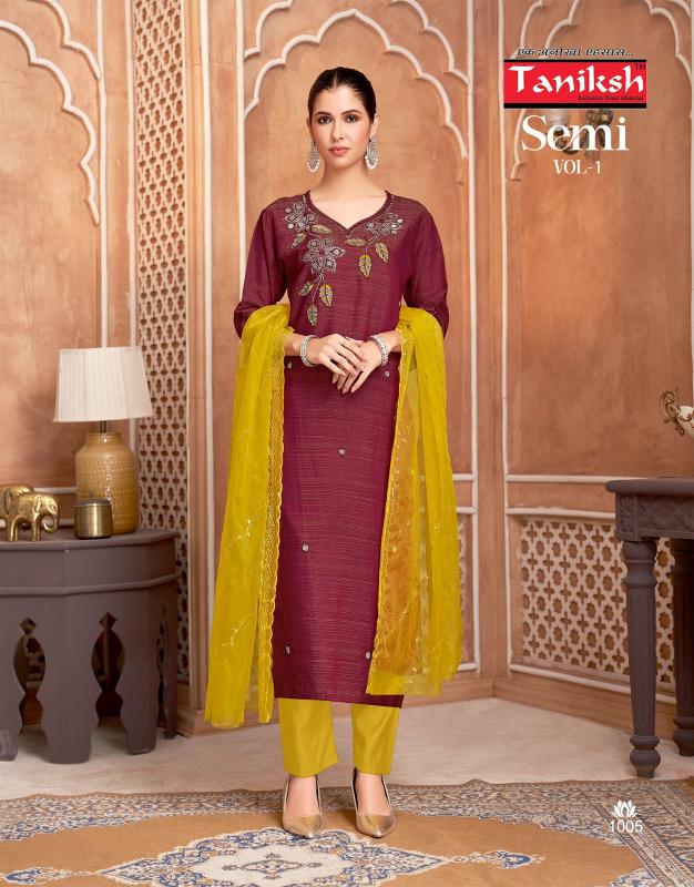 Taniksh semi vol 1 bahurani kurti leggings top bazar wholesale