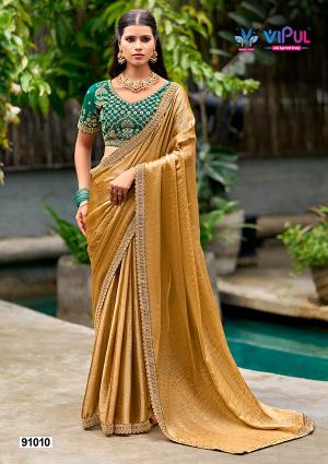 Vipul chiffon designer surat famous saree market 