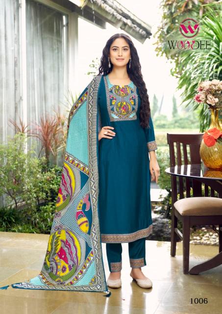 Woodee banzara straight cut 10denza kurtis wholesale