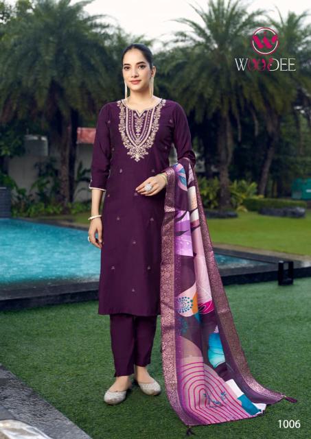Woodee heer 3 pcs kurti manufacturer wholesale jaipur