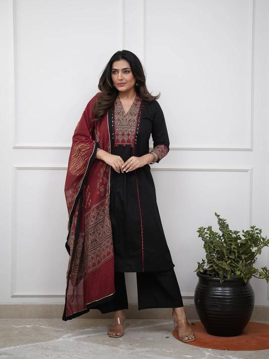 Adhya a line 3 pcs branded kurtis wholesale in ahmedabad  