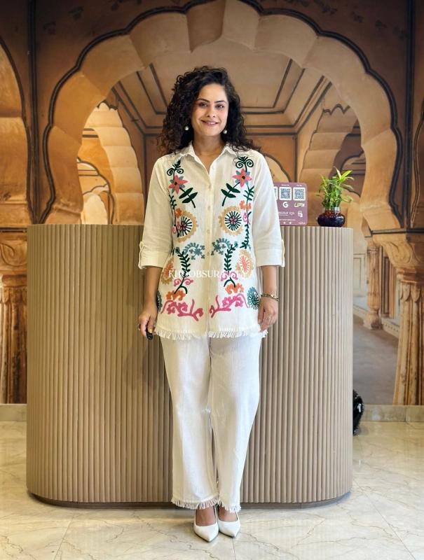 Adhya fully embroidered coord sets wholesale