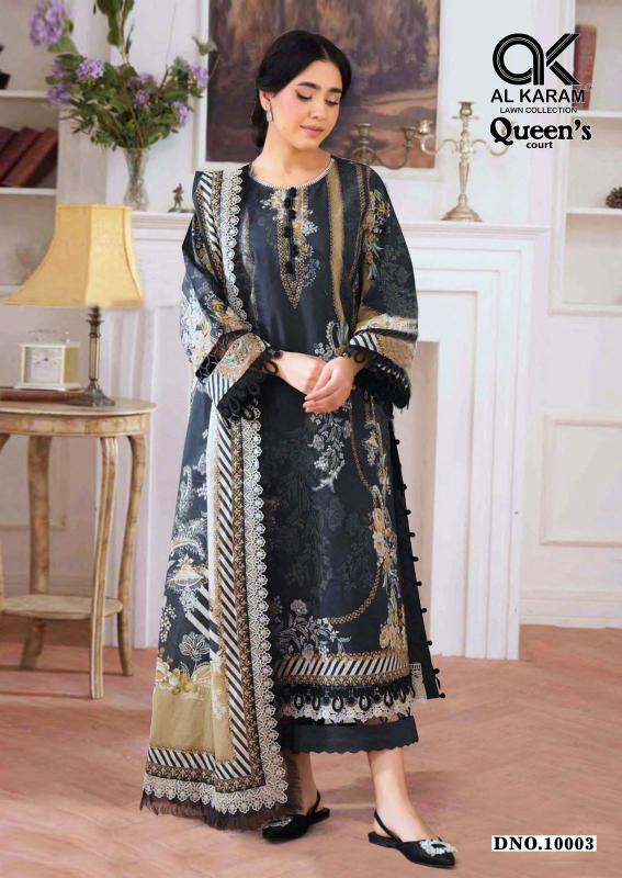 Al Karam Queen Court Vol 10 Dress material suppliers in Kolkata