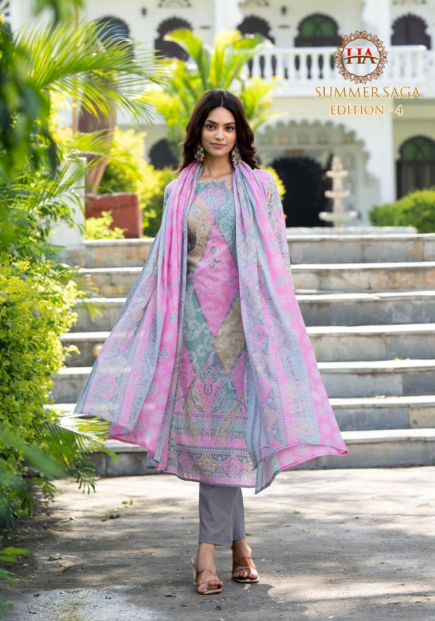 Alok suit summer saga 4 cotton dress material wholesale rate