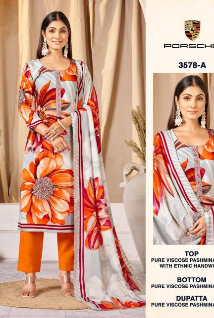 Bipson prints porsche 3578 ladies dress materials wholesale hyderabad