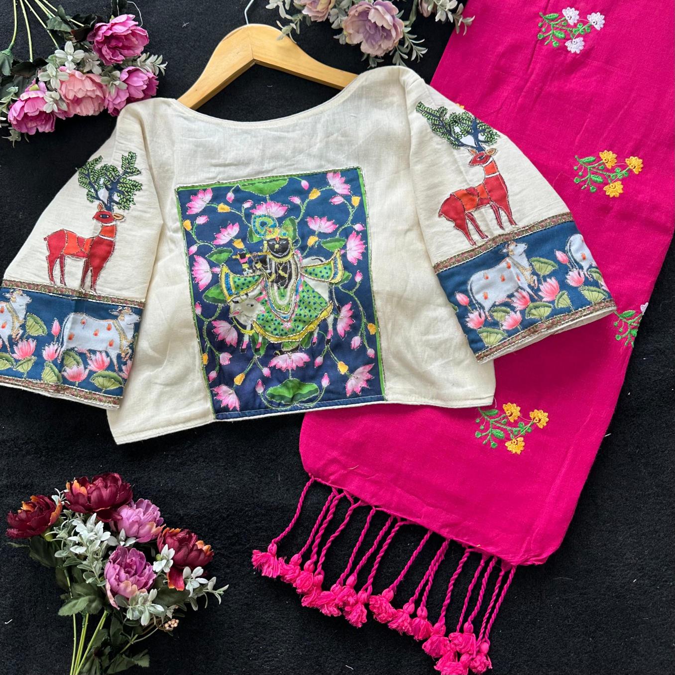 Blousewala khadi cotton saree with blouse wholesale bhav 