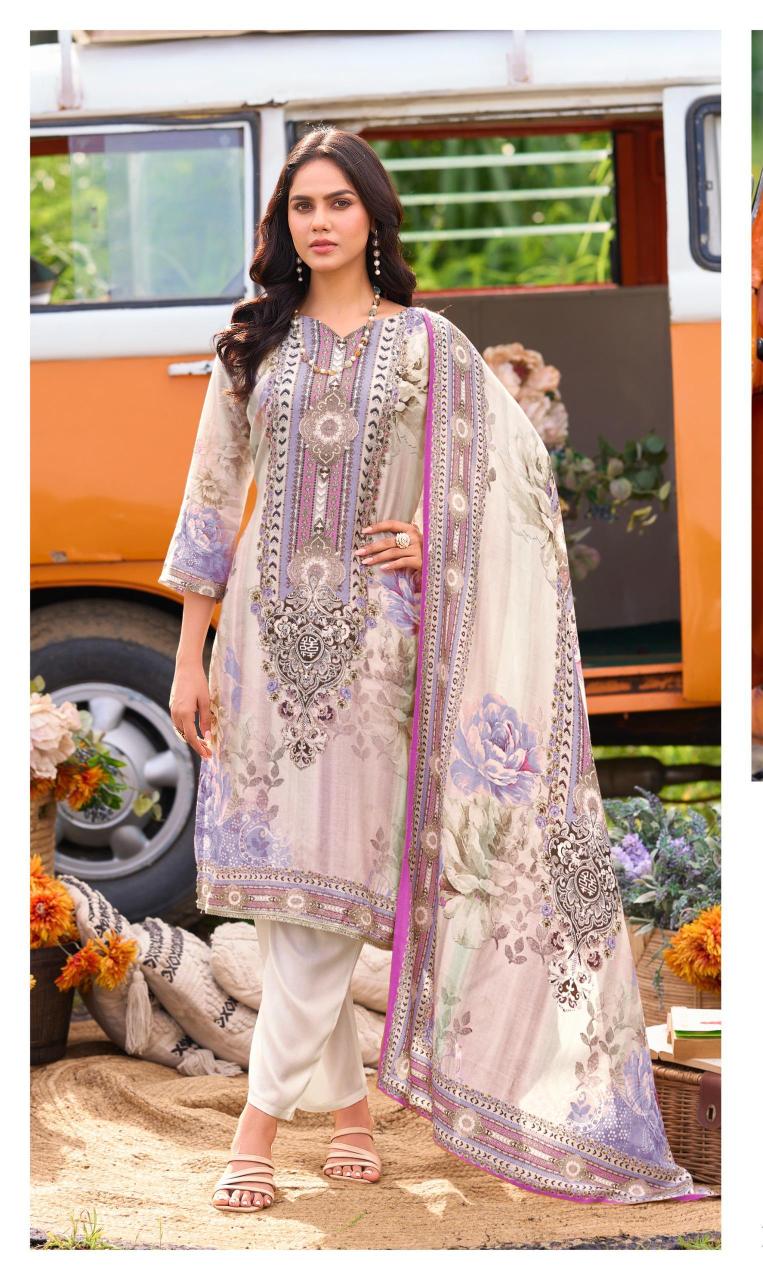 Deepsy M-1038 ABC print dress material wholesaler in panchkuva ahmedabad