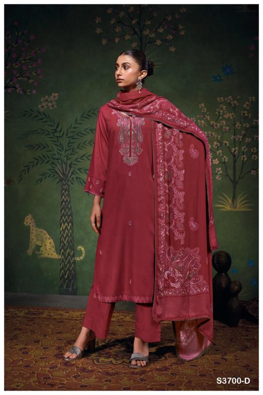 Ganga beyla 3700 designer dress materials wholesale in mumbai