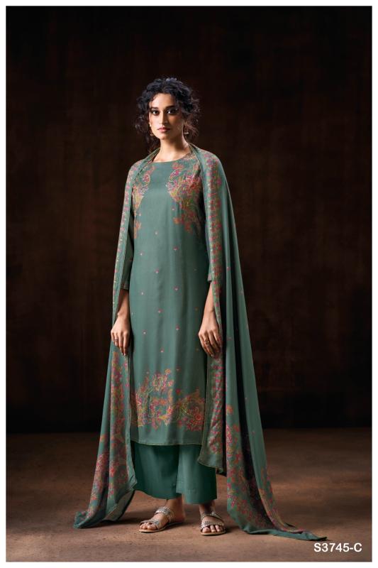 Ganga darsie 3745 dress materials wholesale shop in mangalagiriu