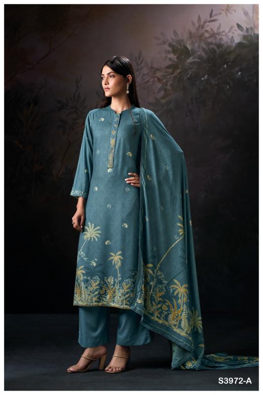 Ganga gehna 3972 dress materials wholesale dealers in india