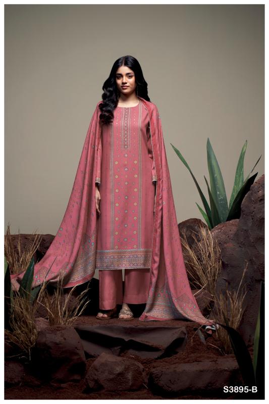 Ganga isabeau 3895 kalamkari dress material wholesale online shopping