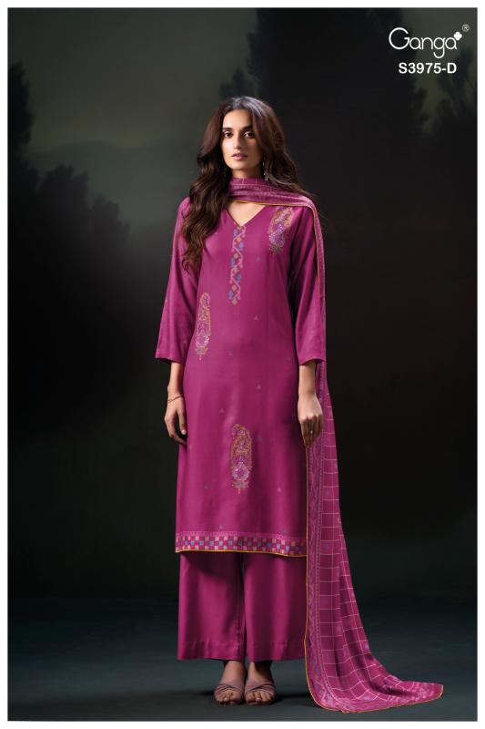 Ganga sahher 3975 floral print dress materials from wholesalers in trivandrum