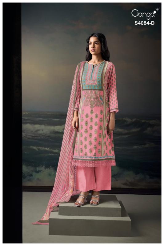 Ganga wyetta 4084 buy online niharika wholesale dress material