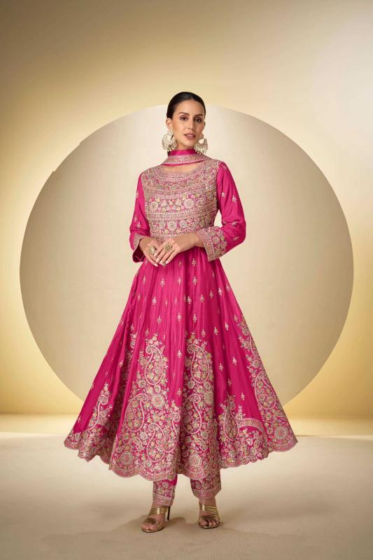 Gulkayra rasbari anarkali 3 pcs branded kurti wholesale delhi