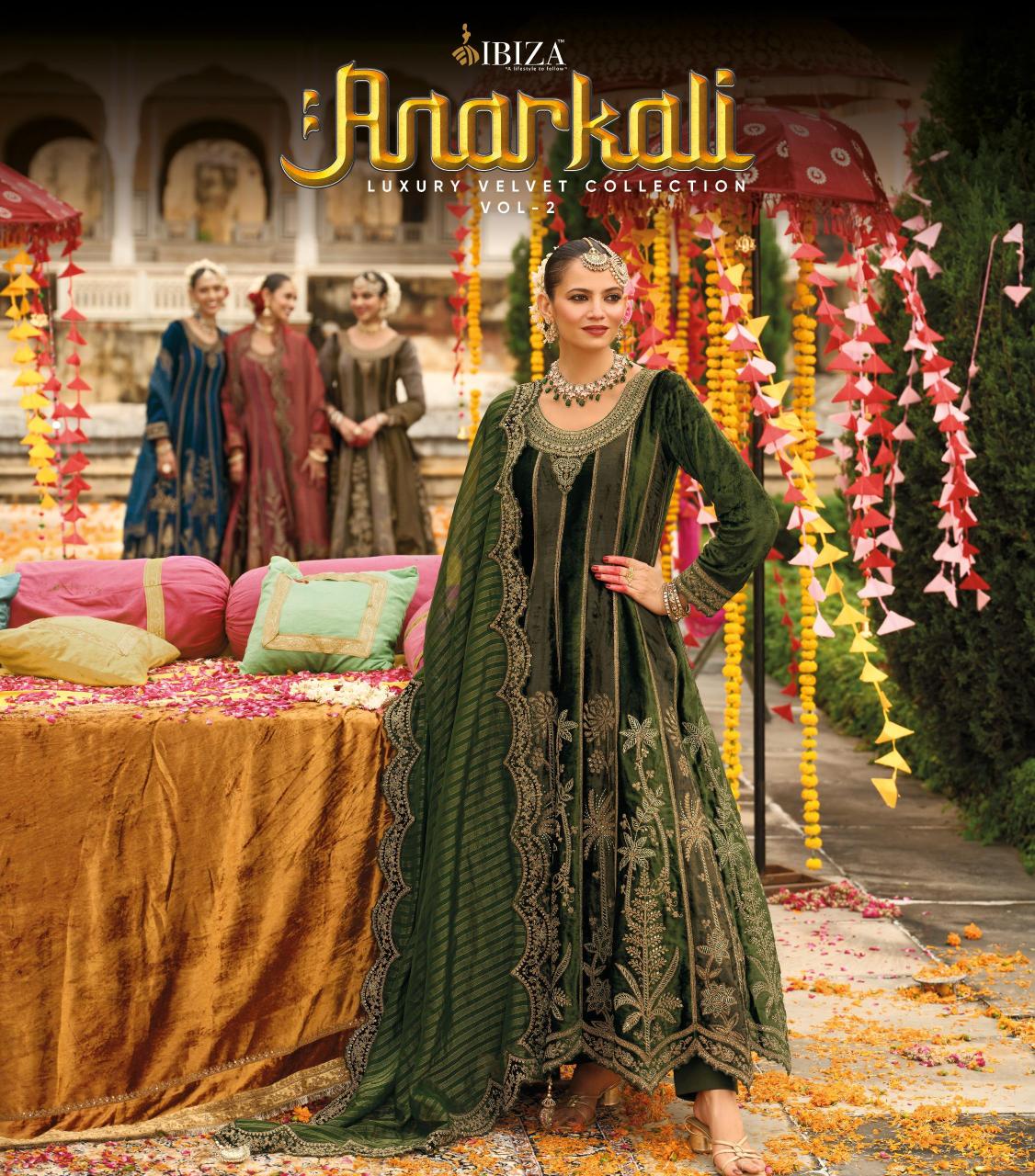 Ibiza anarkali vol 2 gown dress material cheap wholesale