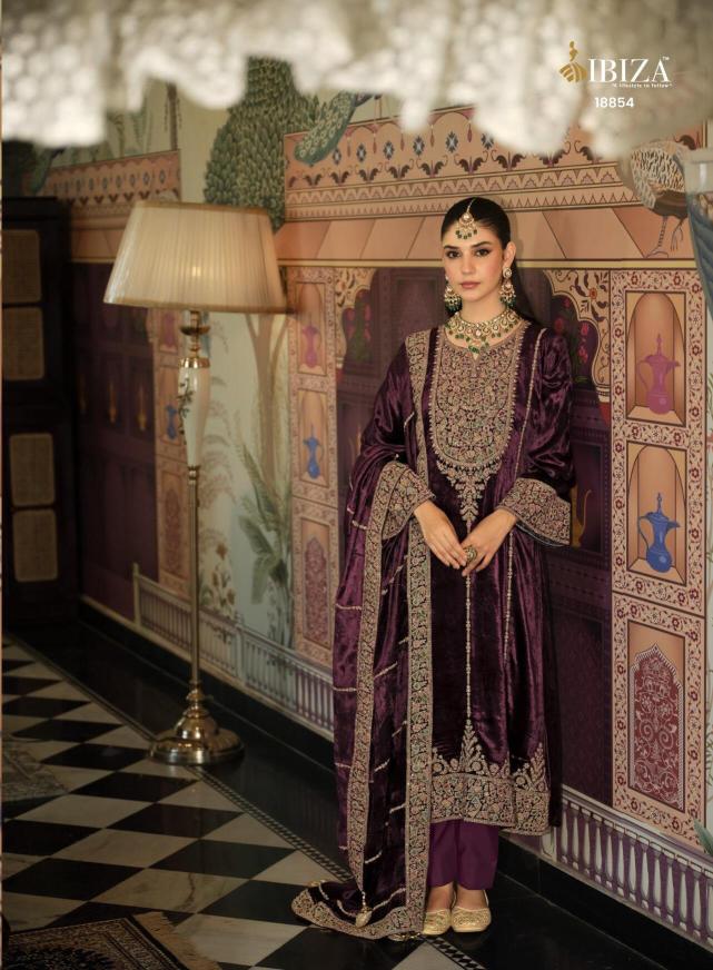 Ibiza sephora velvet dress material wholesalers in chandigarh