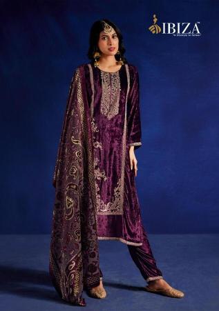 Ibiza vafia velvet dress material wholesale catalogue