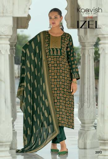 Kaavish izel printed non catalog dress material wholesale with price