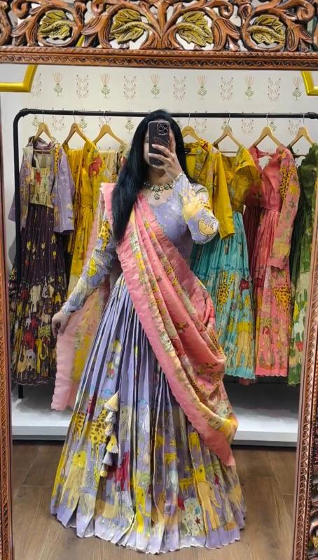 Kalamkari Cotton Pink Designer bridal lehenga choli in Ahmedabad