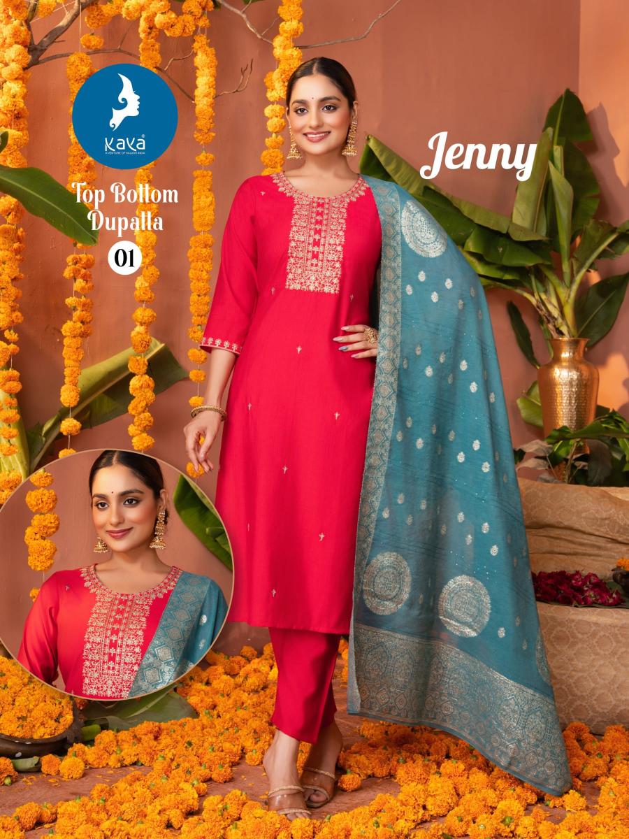 Kaya jenny 3pcs best wholesale shops in surat for designer kurtis