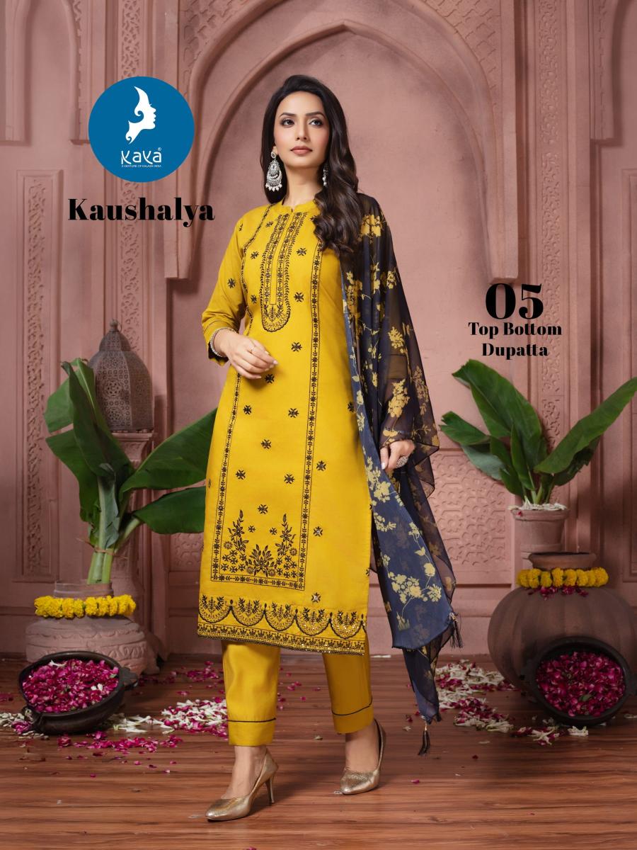 Kaya kaushalya 3pcs branded designer kurti wholesale shops in mumbai
