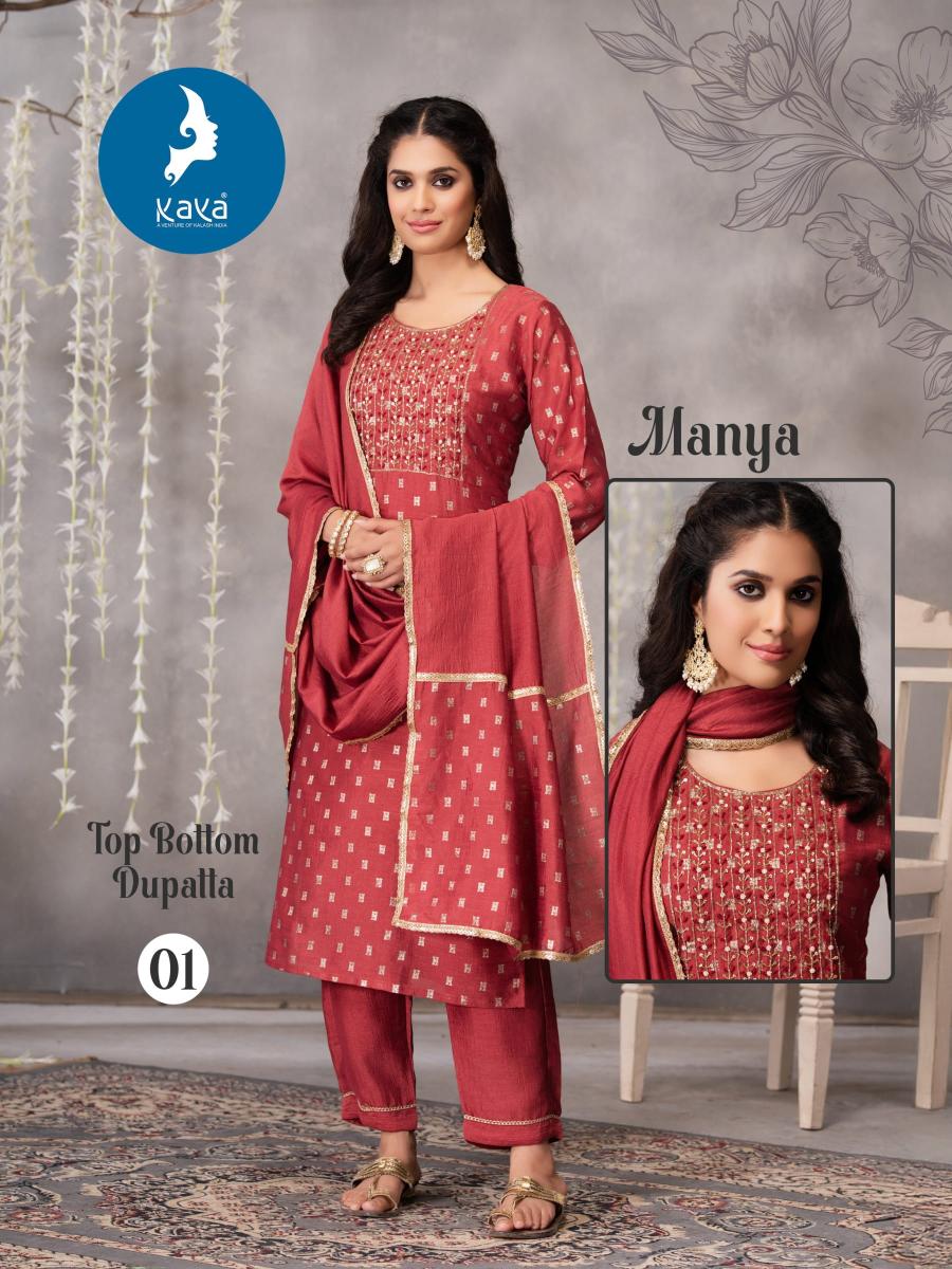 Kaya manya 3 pcs big size kurti wholesaler