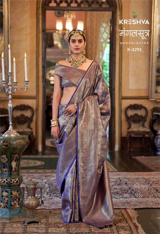 Kreshva mangalsutra silk wholesaler saree