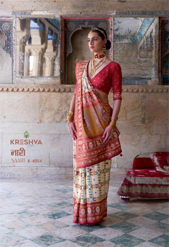 Kreshva naari silk saree where to buy wholesale clothing for a boutique in india