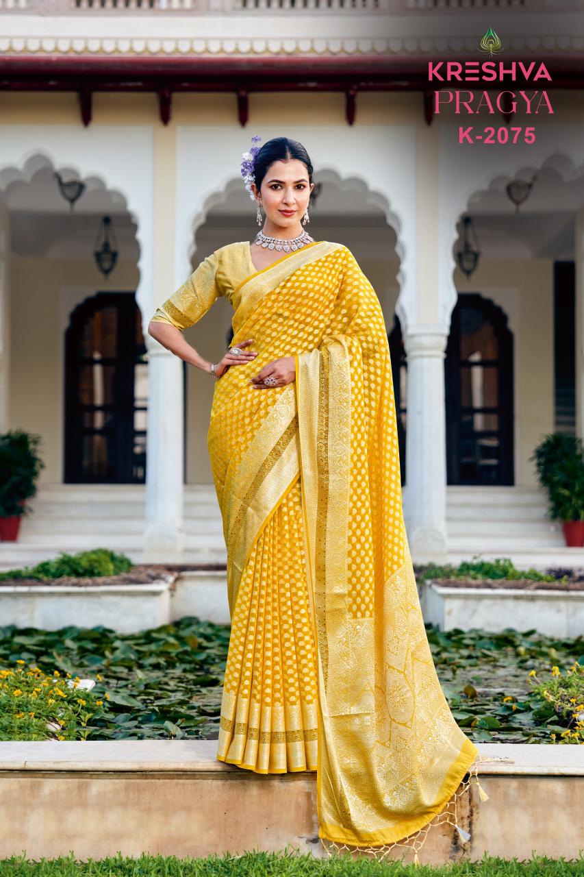 Kreshva pragya stone work saree wholesale clothes  