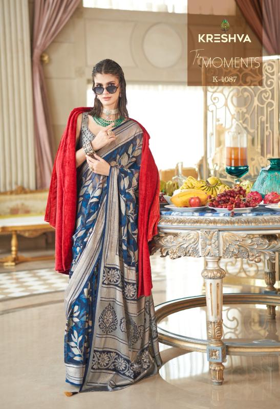 Kreshva the moments fancy wholesale saree rate