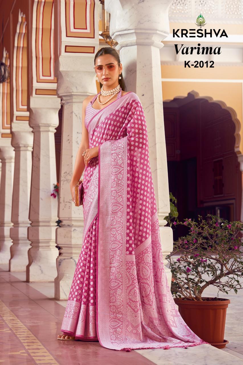 Kreshva varima saree ladies clothes wholesale market in surat 