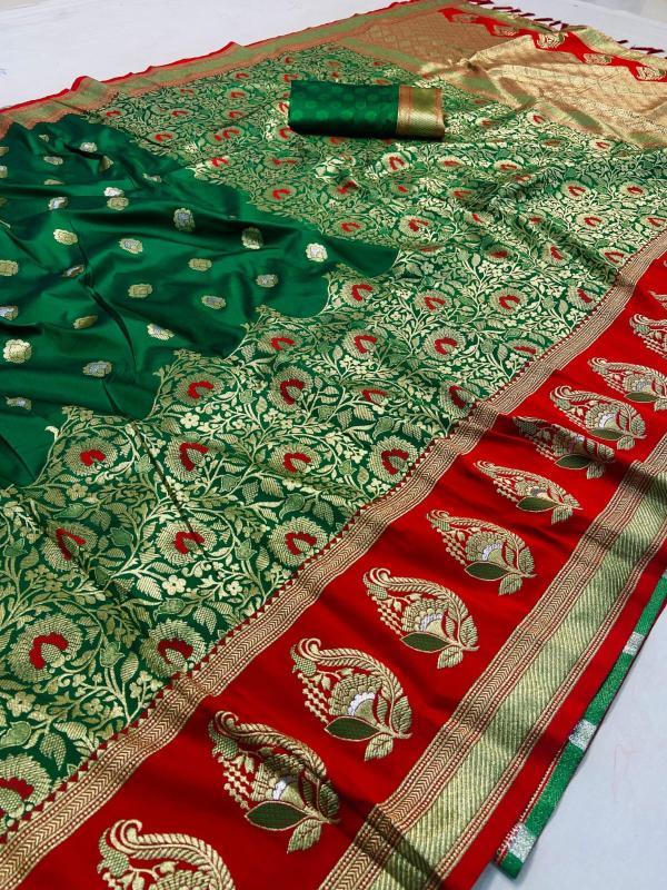 Krishnavi man pasand banarasi saree wholesaler in india 
