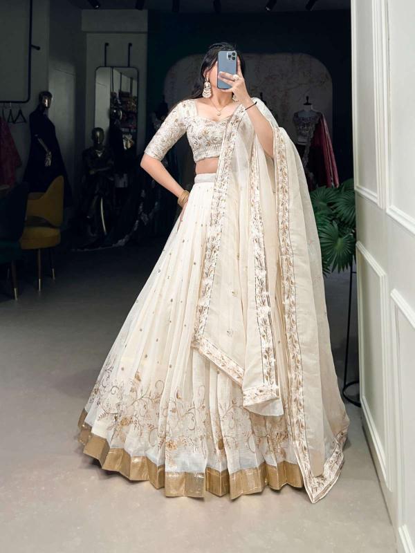 lnb 1422 silver glosy Lehenga choli with cape Mumbai