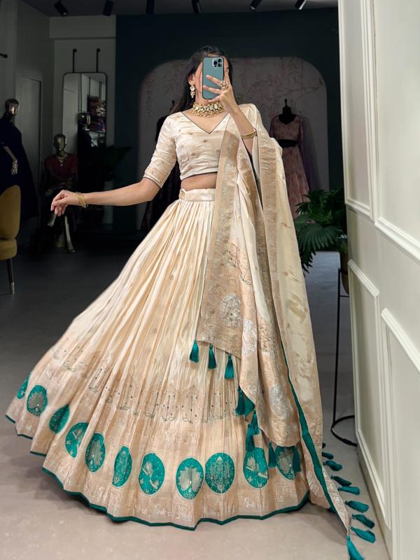 LNB 2048 Shimmer BGN Lehenga choli exporters in Kolkata