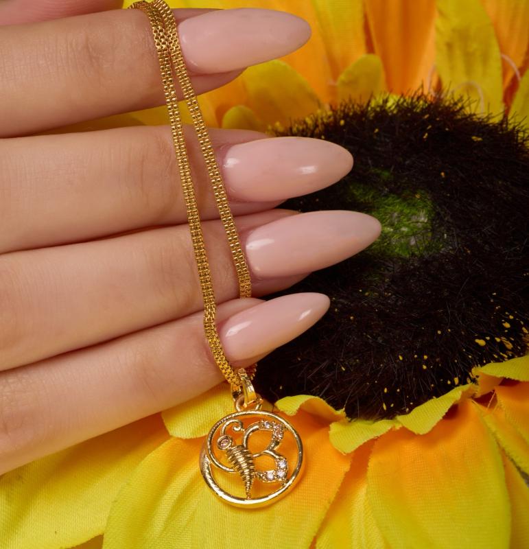 Micro gold chain pendent 14 Indian imitation jewellery wholesale suppliers