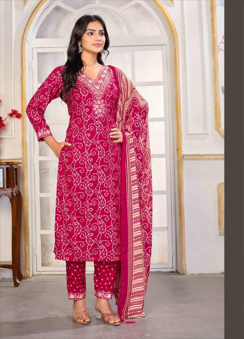 Moksh international gori vol 2 branded indo western kurtis in wholesale
