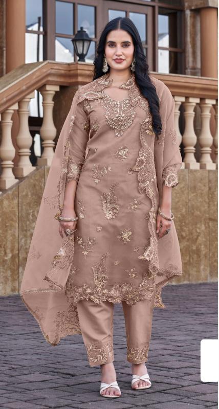 Motifz 5045 A To D Organza Wholesale ladies suits India
