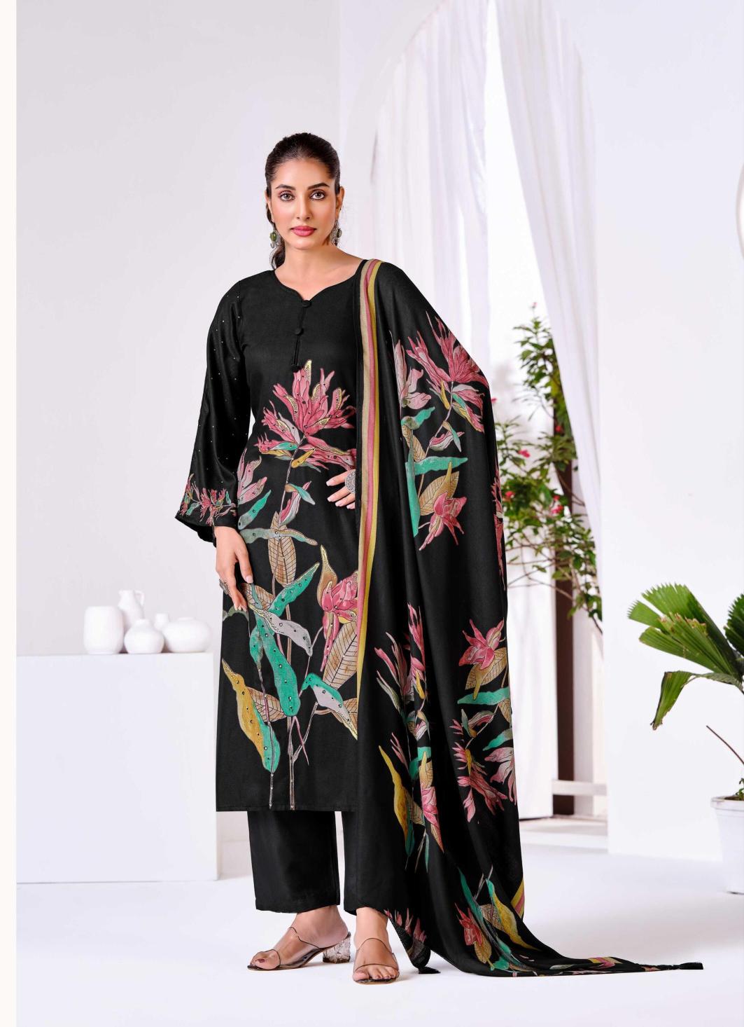 Mumtaz arts noor e kashmiri dress material wholesale market in india cheapest