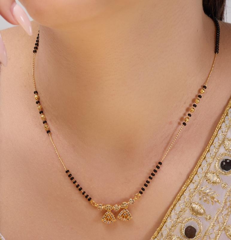NEW FANCY MICRO GOLD MANGALSUTRA 7 Wholesale imitation earrings in SuratNEW FANCY MICRO GOLD MANGALSUTRA 7 Wholesale imitation earrings in Surat