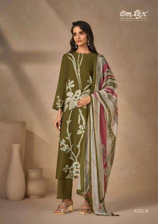 Omtex ruhaya printed dress materials wholesale