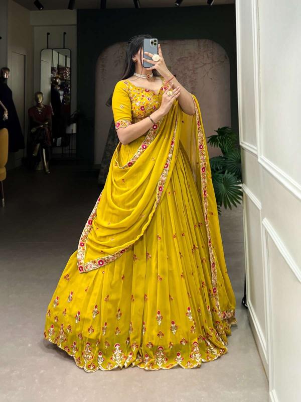 pritisha georgette Lehengha choli wholesalers in Hydrabad