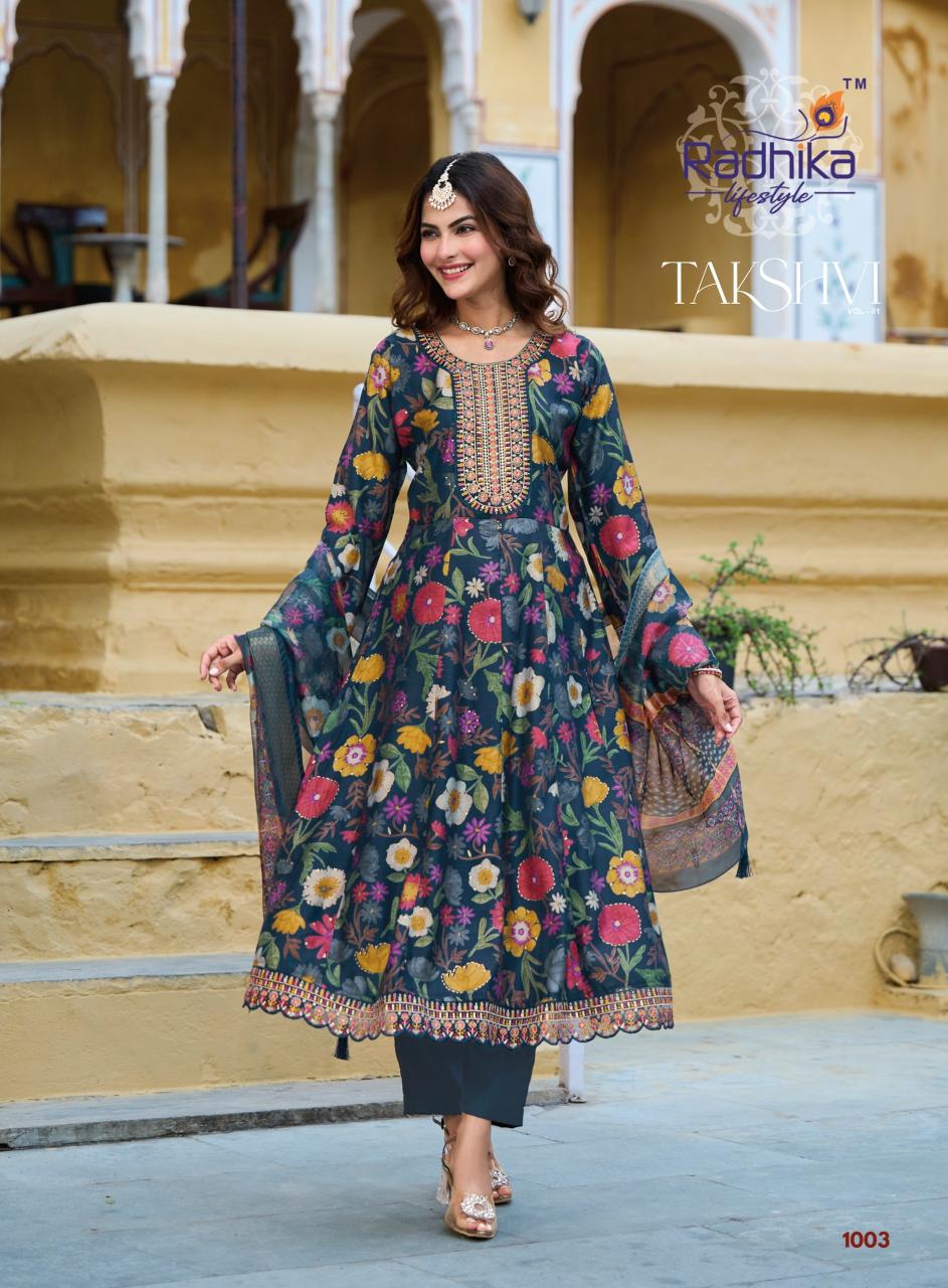 Radhika lifestyle takshvi vol 1 biba brand kurtis wholesale
