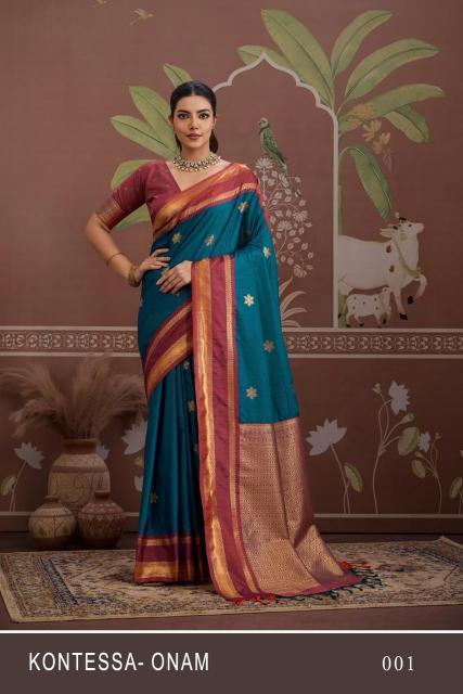 Rajtex kontessa onam silk bulk saree order