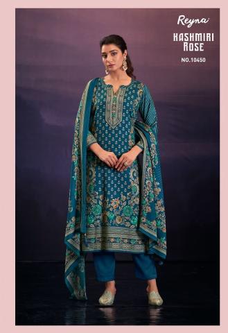 Reyna kashmiri rose non catalog dress material wholesaler