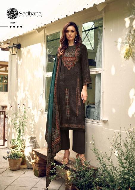 Sadhana amariah dress material wholesale shops in delhi
