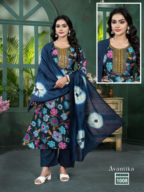 Shorya beauty avantika 3pcs branded kurtis wholesale in hyderabad
