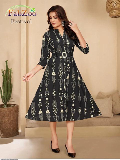 Shorya fancy long frock style branded kurti wholesale in delhi