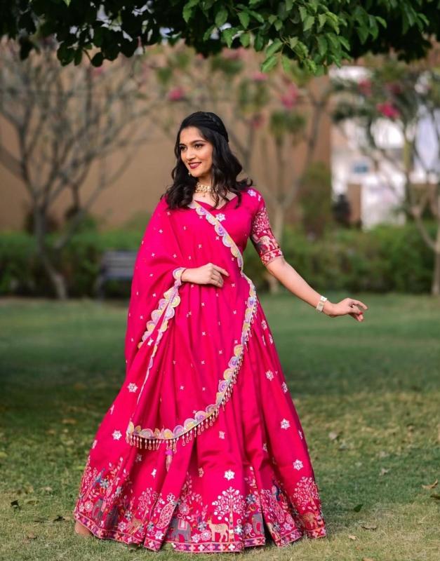 Tapi-237 Chinon Ethnic lehenga choli distributor