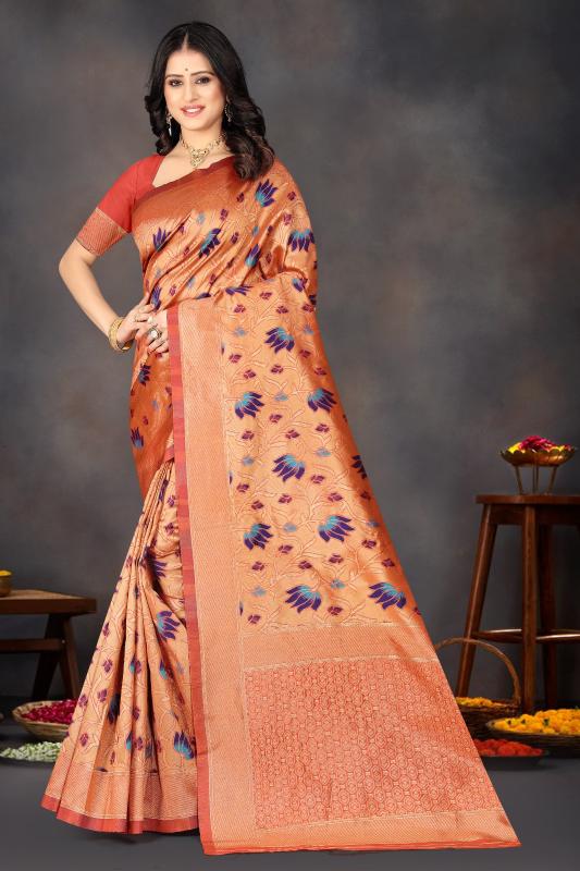 Triveni MN-04 soft banararsi silk price surat saree wholesale market