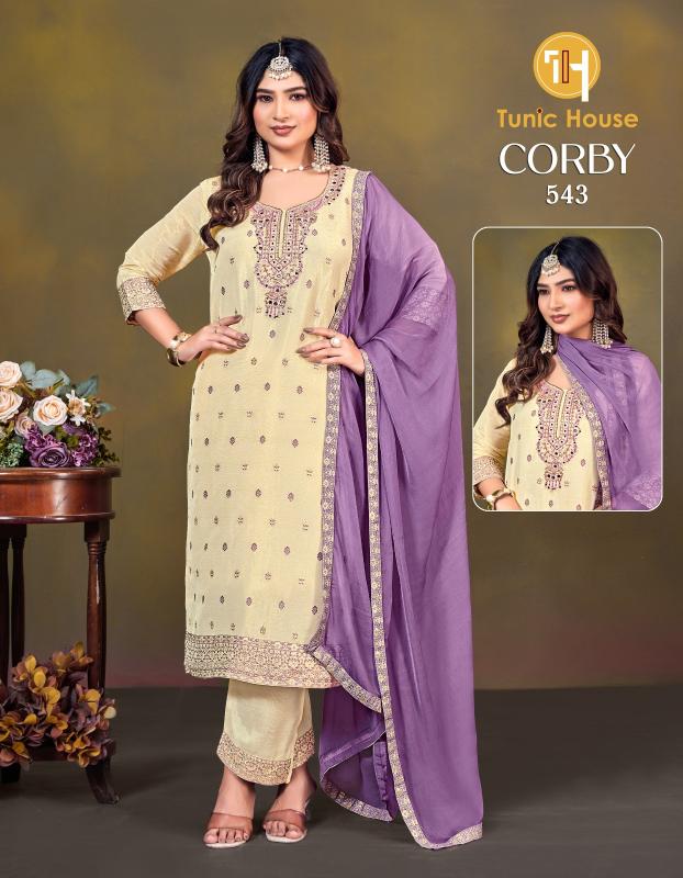 Tunic House Corby 542 To 545 Indian Kurtis wholesale suppliers